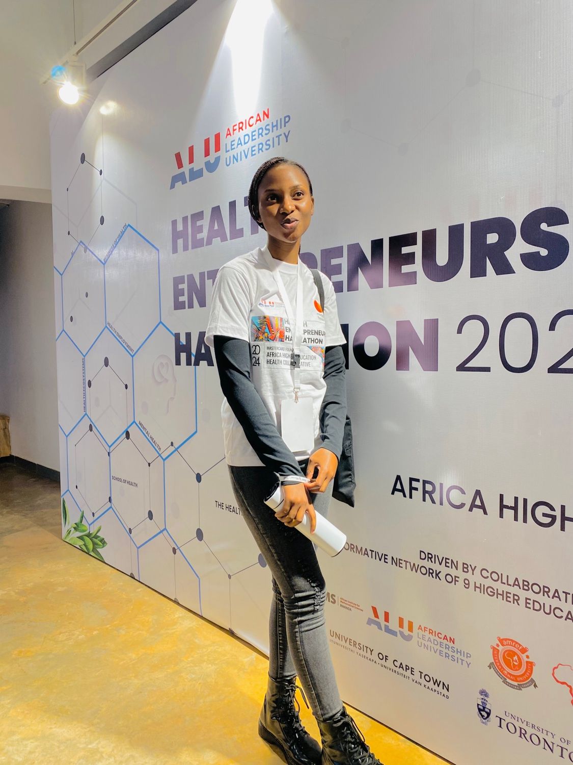 Audry at Health Hackathon