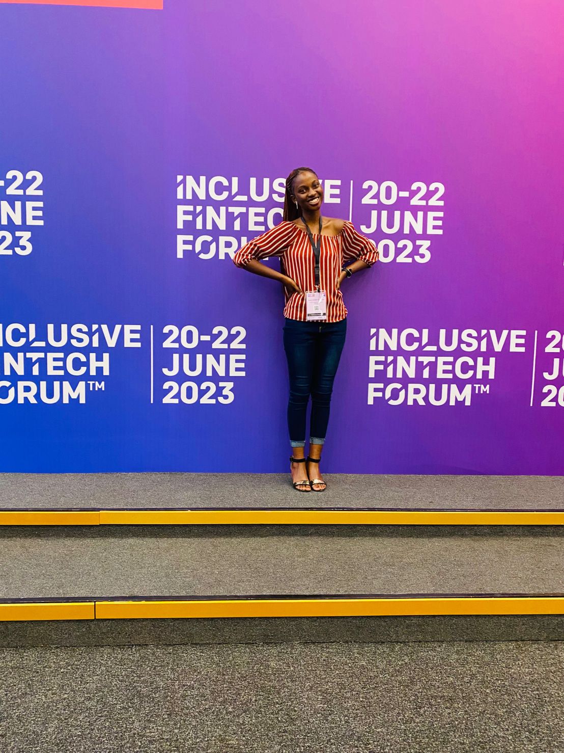 Audry at Inclusive Fintech Forum